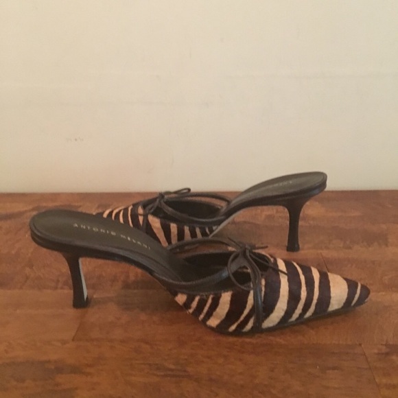 tiger striped heels